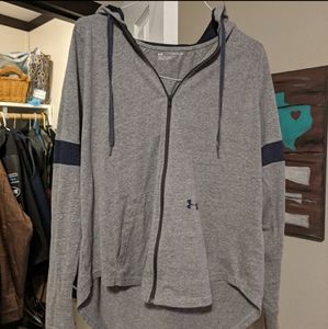 Womens under armour high low hoodie XL